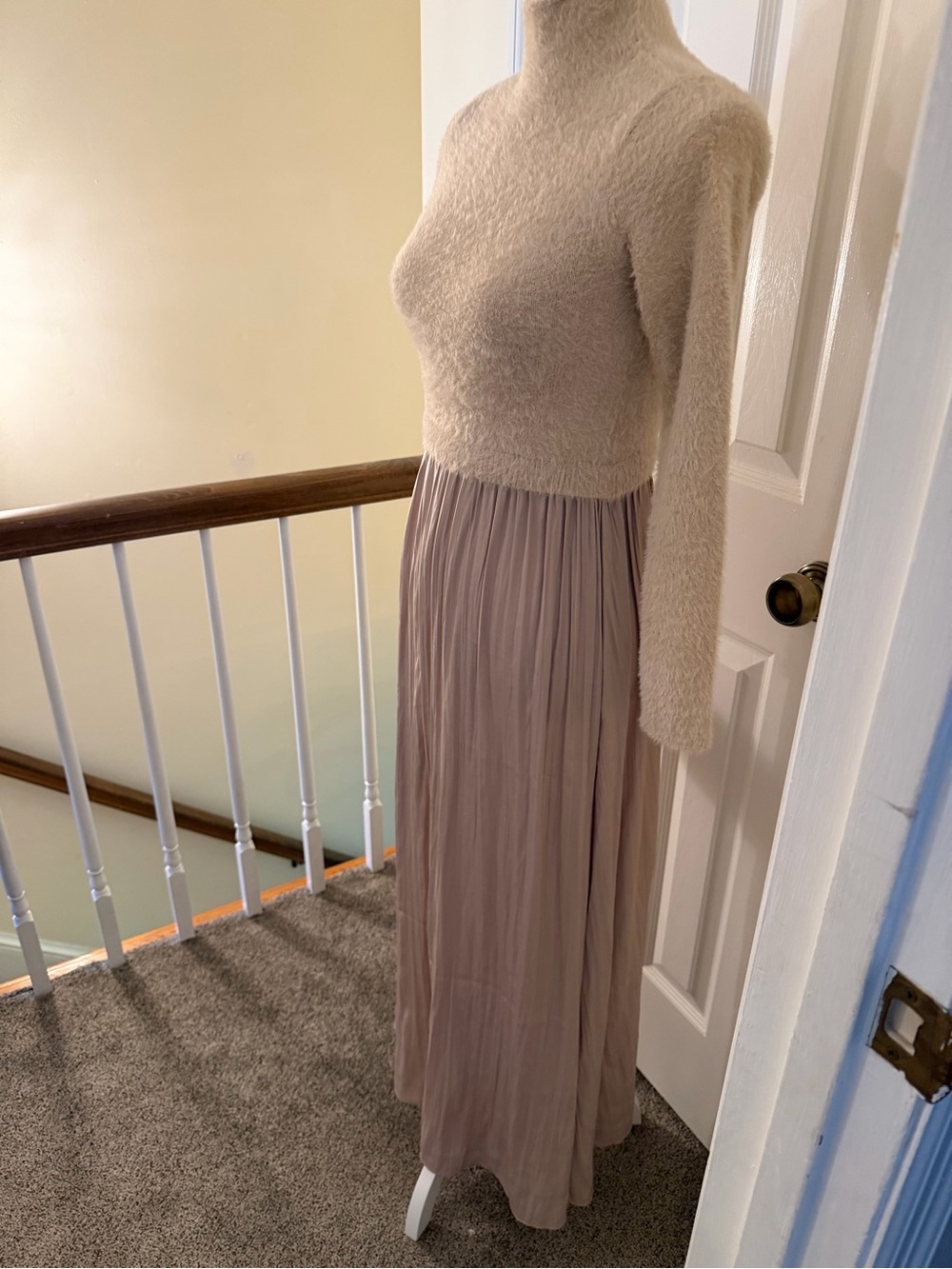 Anthropologie The Thea Long Sleeve Eyelash Twofer Sweater Dress NWT! - Picture 14 of 14